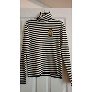 Women's Ralph Lauren Striped turtle neck sweater XL